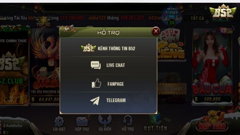 Anh em chú ý không spam các kênh thông tin của cổng game để được phản hồi nhanh