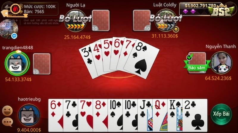 Quy tắc xếp bài hợp lệ tại cổng game